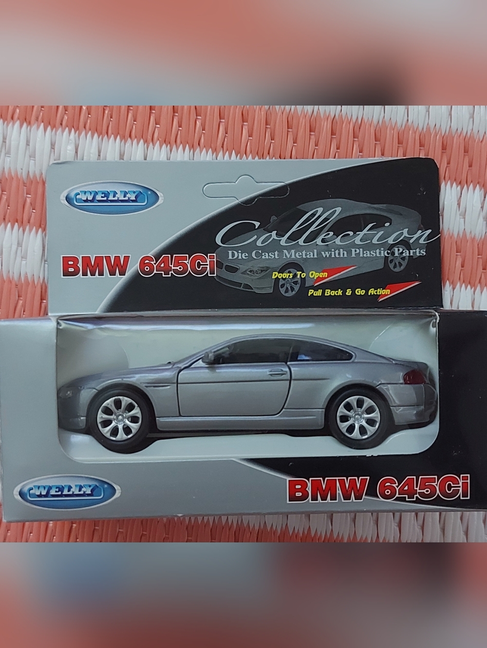 Welly BMW 645Ci Die-Cast Car - Silver